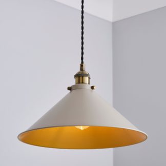 An Image of Logan 1 Light Ceiling Fitting Mushroom