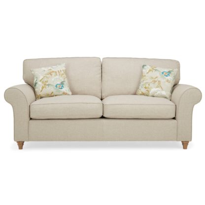 An Image of Rosa 3 Seater Sofa Beige