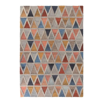 An Image of Moretz Geometric Rug MultiColoured