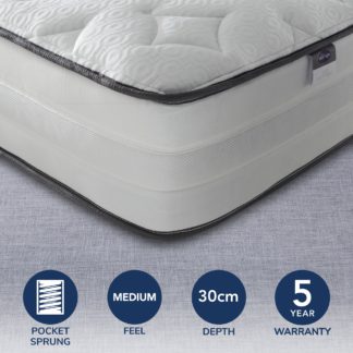 An Image of Silentnight 2000 Pocket Luxury Mattress White