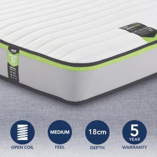 An Image of Jay-Be Benchmark S1 Comfort Sprung Mattress White