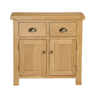 An Image of Sherbourne Oak Mini Sideboard Natural