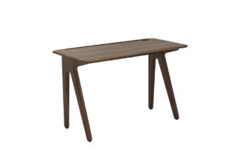 An Image of Tom Dixon Slab Desk Smoked Oak