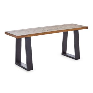 An Image of Jackson Dining Bench Brown
