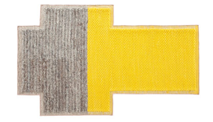 An Image of Gandia Blasco Mangas Plait Rug 160 x 250cm Yellow