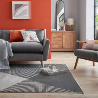 An Image of Modern Texture Rug Modern Textured Grey