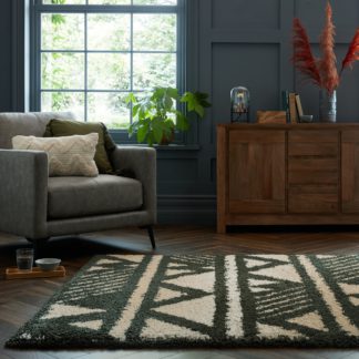 An Image of Matai Berber Rug Charcoal (Grey)