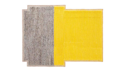 An Image of Gandia Blasco Mangas Plait Rug 160 x 250cm Yellow