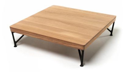 An Image of De La Espada Armstrong Coffee Table Walnut