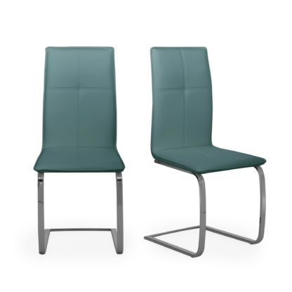An Image of Juno Set of 2 Dining Chairs Black