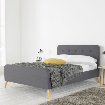 989b6bf692fb466e6178822d6b323a158a79e9cb1f4774bdb0c2e500bd3b67e7-1.jpg An Image of Renee Bed Frame Oatmeal (Brown)