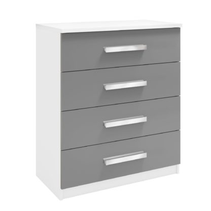 An Image of Genoa 4 Drawer Chest Grey