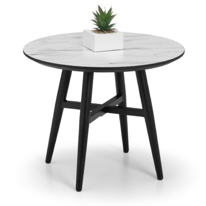9b16d6eacfec2b2b2d8923be3984a446da61a099c8cfc5aa753df7771abee33b-1.jpg An Image of Firenze Marble Effect Lamp Table White