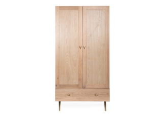 An Image of Heal's Crawford Wardrobe Light Oak