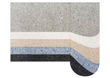 An Image of Gandia Blasco Nuances Rug Rounded Volcano 250 x 300cm