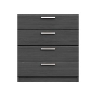 An Image of Piper 4 Drawer Chest Graphite (Grey)