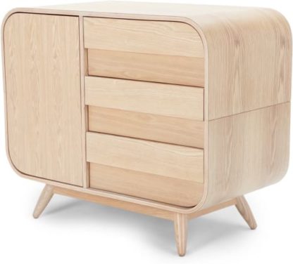 9dec7e4324bee3ce828c09c07cb3da952e9716eb101d93f1aa1954dc60376439.jpg An Image of Esme Compact Sideboard, Ash
