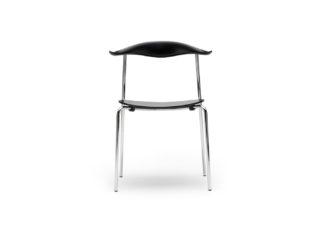An Image of Carl Hansen & Søn CH88T Dining Chair Beech Stainless Steel Frame