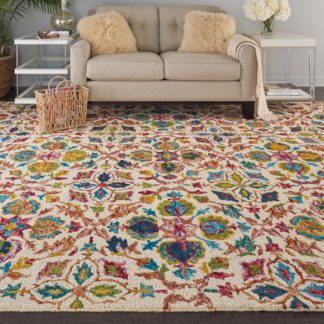 An Image of Vibrant 3 Rug Multi-Coloured/Natural