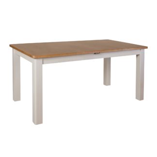 An Image of Reese 1.6m Extending Dining Table Grey and Brown