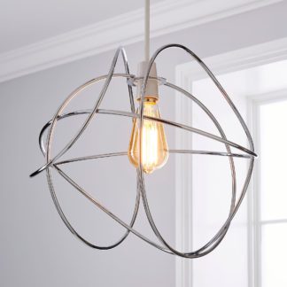 An Image of Marlow Easy Fit Pendant Chrome Chrome