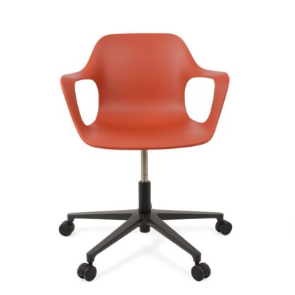 An Image of Vitra Hal Office Armchair In Brick