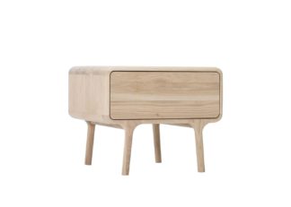 An Image of Gazzda Fawn Nightstand Oak