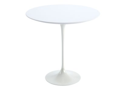 An Image of Knoll Saarinen Side Table White Laminate