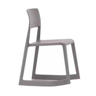An Image of Vitra Tip Ton Chair Ice Grey