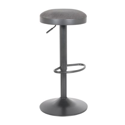 An Image of Terni Grey Cord Bar Stool Grey