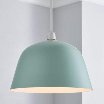 An Image of Alba Easy Fit Pendant Grey