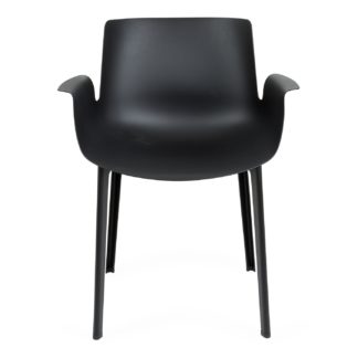 An Image of Kartell Piuma Chair Black