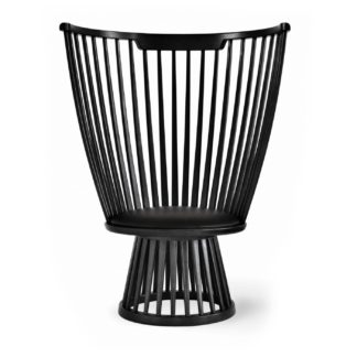 An Image of Tom Dixon Fan Chair Black