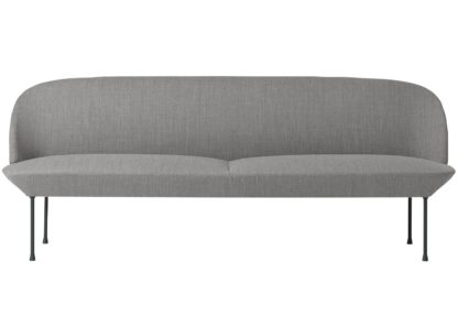 An Image of Muuto Oslo 3 Seater Sofa Hallingdal 407 Yellow