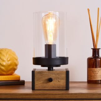 An Image of Fulton Dimmable Table Lamp Pine
