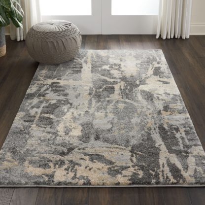 An Image of Fusion 10 Rug Grey