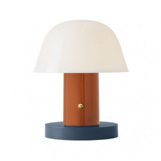 An Image of Setago Table Lamp JH27 Rust and Thunder