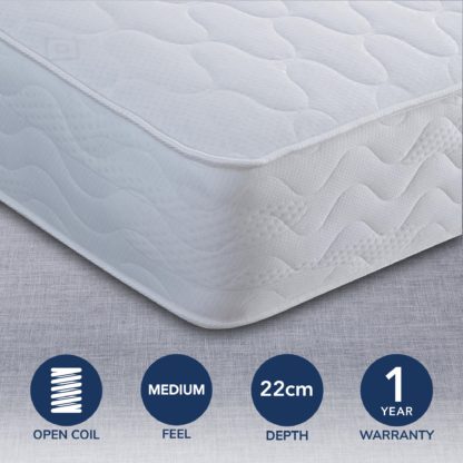 b0a0de8a88deab58192f0ed65a728b541ae565b44e029fb4cbce87d80c02b5d5-1.jpg An Image of Tuscany Coil Sprung Mattress White