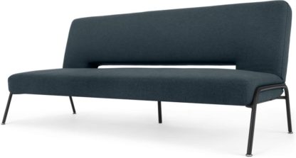 An Image of Knox Click Clack Sofa Bed, Aegean Blue