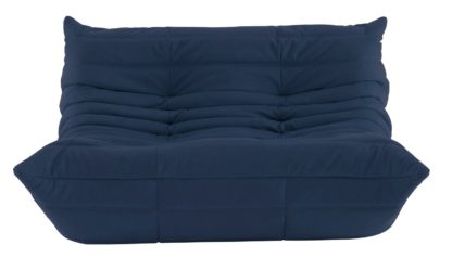 b3bf03ac935e52e58ec5b0f1abe44c8f20102c80d7b26440283dd89543a80649.jpg An Image of Ligne Roset Togo 2 Seater Sofa Alcantara Powder Blue