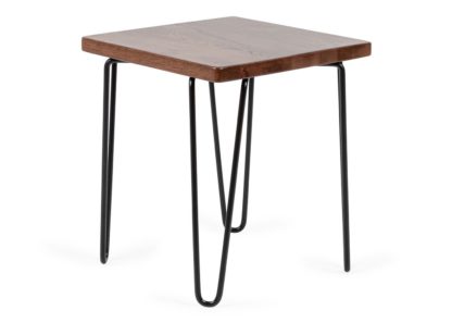 An Image of Heal's Brunel Stool Dark Wood