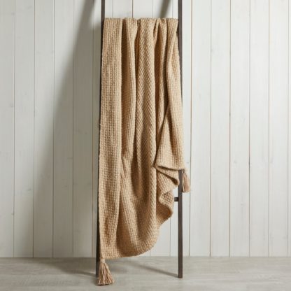 An Image of Ludlow Cotton 130cm x 180cm Throw Off-White