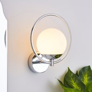 An Image of Fort Halo Bathroom Wall Light Chrome Chrome