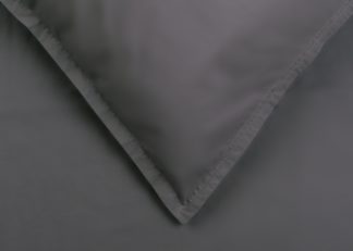 An Image of Heal's Washed Cotton Charcoal Duvet Cover Single