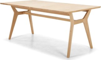 An Image of Jenson 6-8 Seat Extending Dining Table, Solid Oak