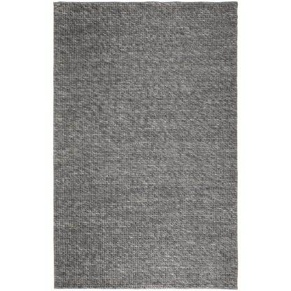 An Image of Camden Wool Blend Rug Charcoal