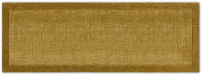 An Image of Jago Border Runner, 70 x 200cm, Antique Gold