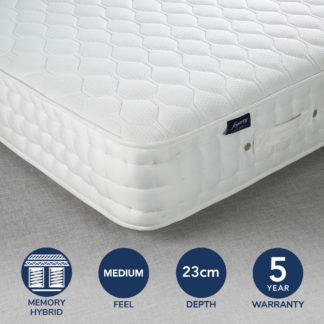 An Image of Fogarty Cool Blue 1500 Pocket Sprung Mattress White