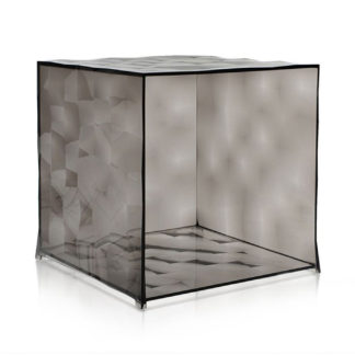 An Image of Kartell Optic Cube V9 Smoke