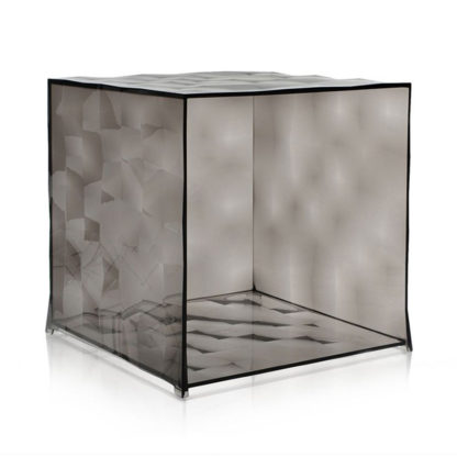 An Image of Kartell Optic Cube V9 Smoke